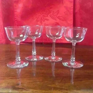 4 Vintage Libby Juice Glasses